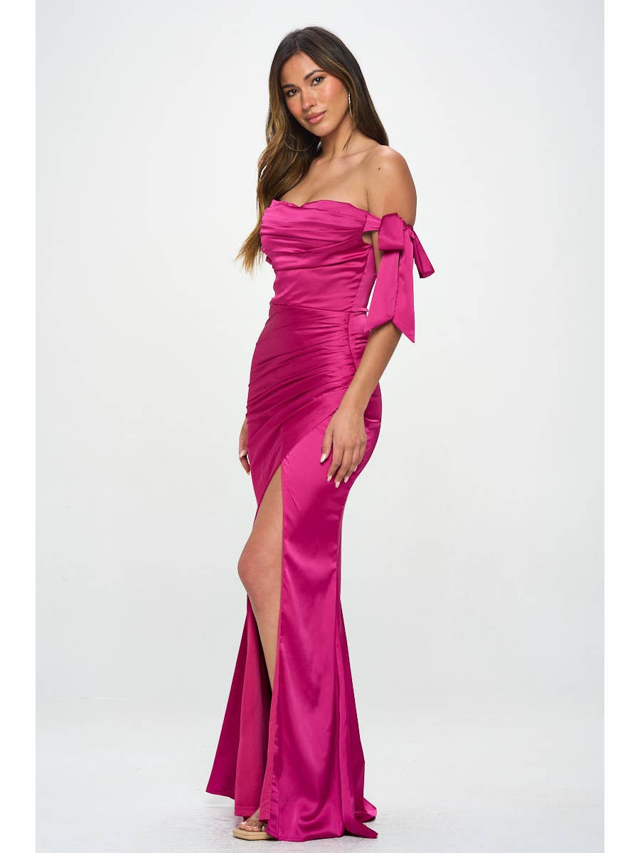 MERMAID ROSE MAXI DRESS