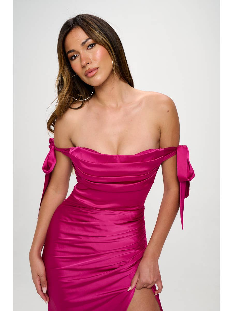 MERMAID ROSE MAXI DRESS