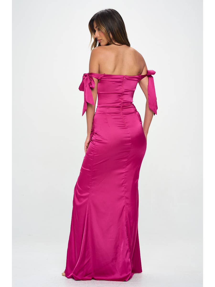 MERMAID ROSE MAXI DRESS