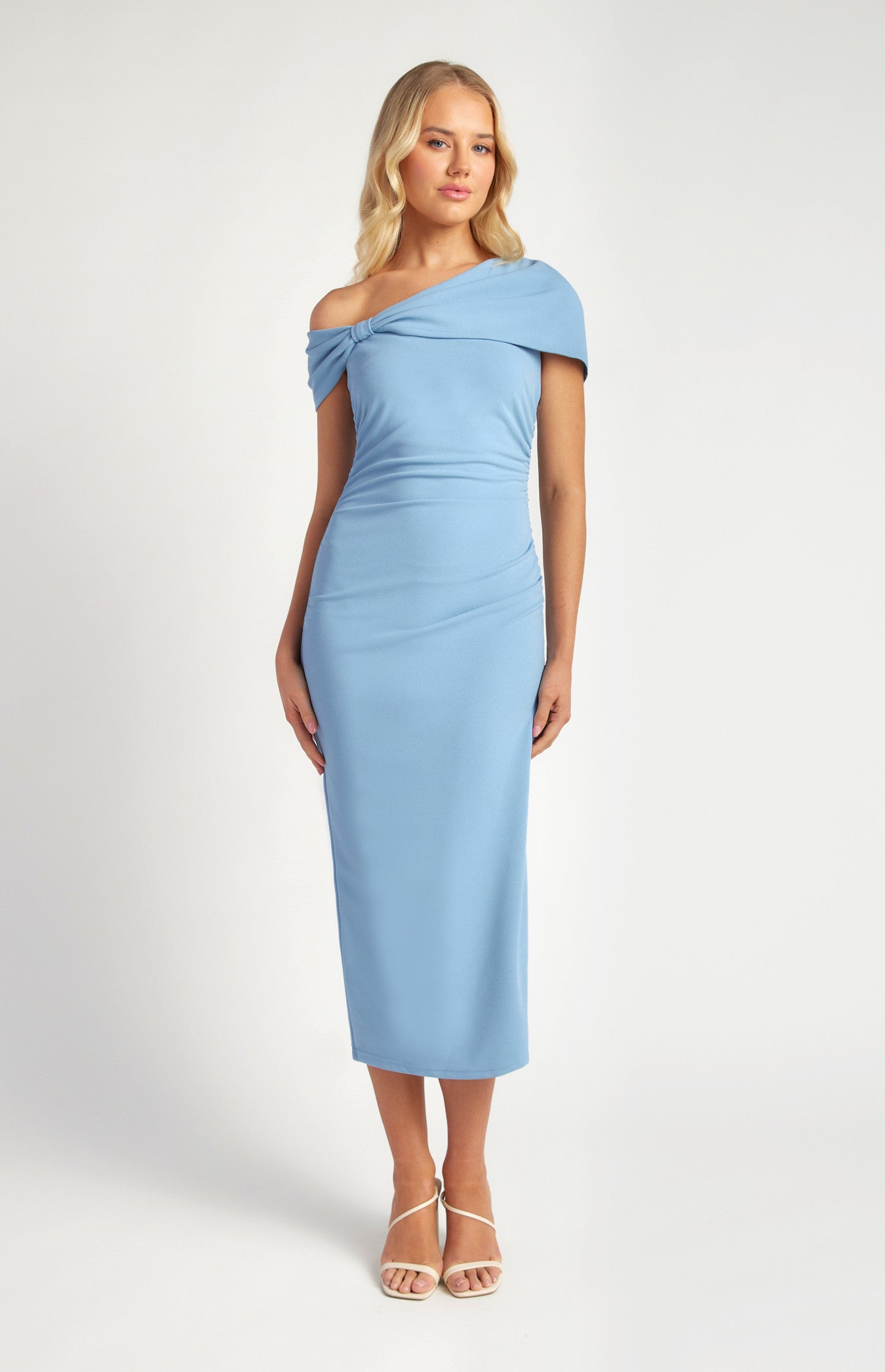 BOW MIDI DRESS