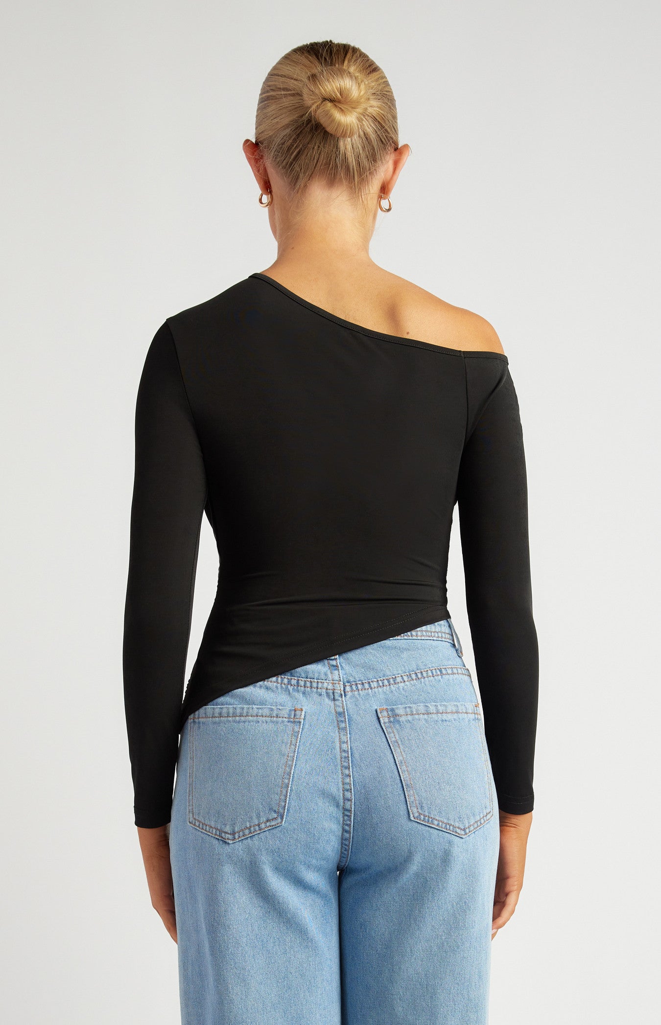 RUCHED JERSY TOP