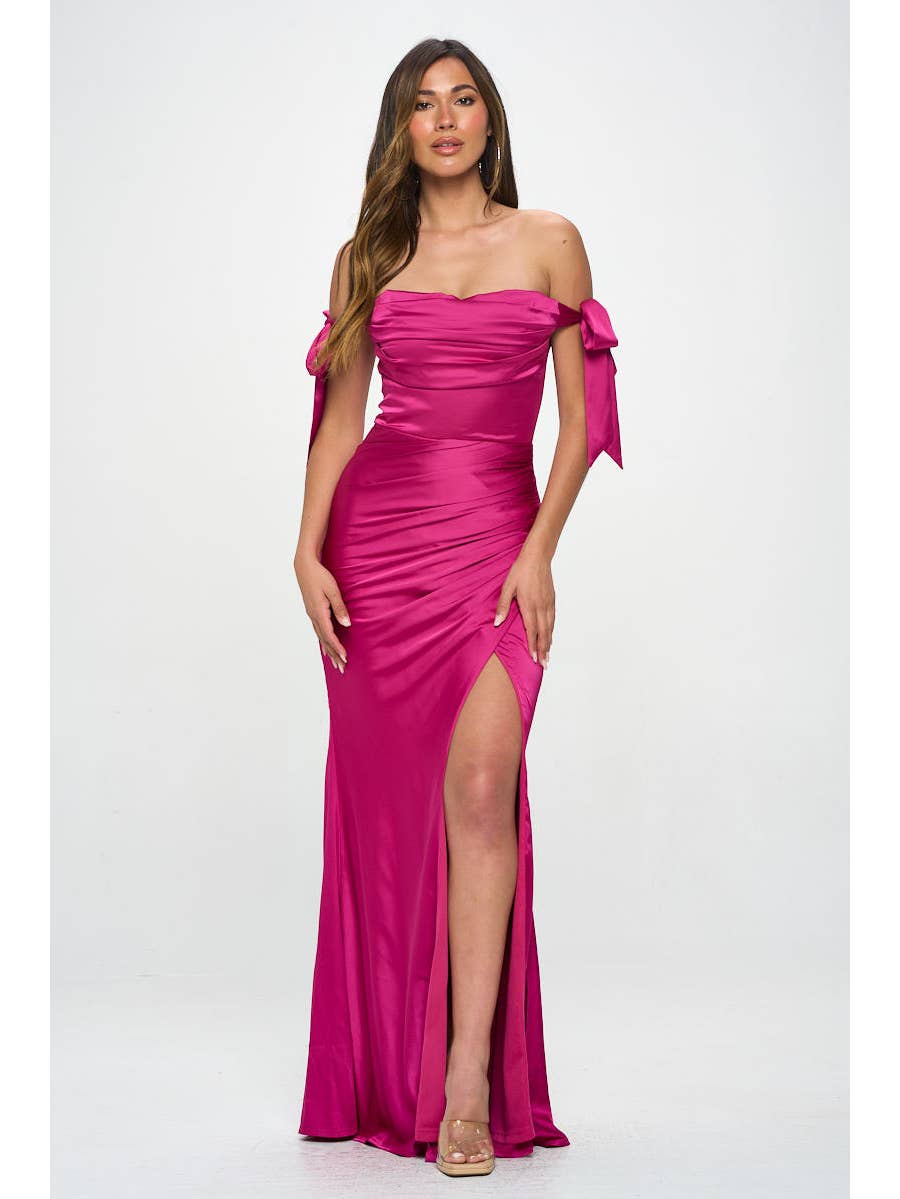 MERMAID ROSE MAXI DRESS