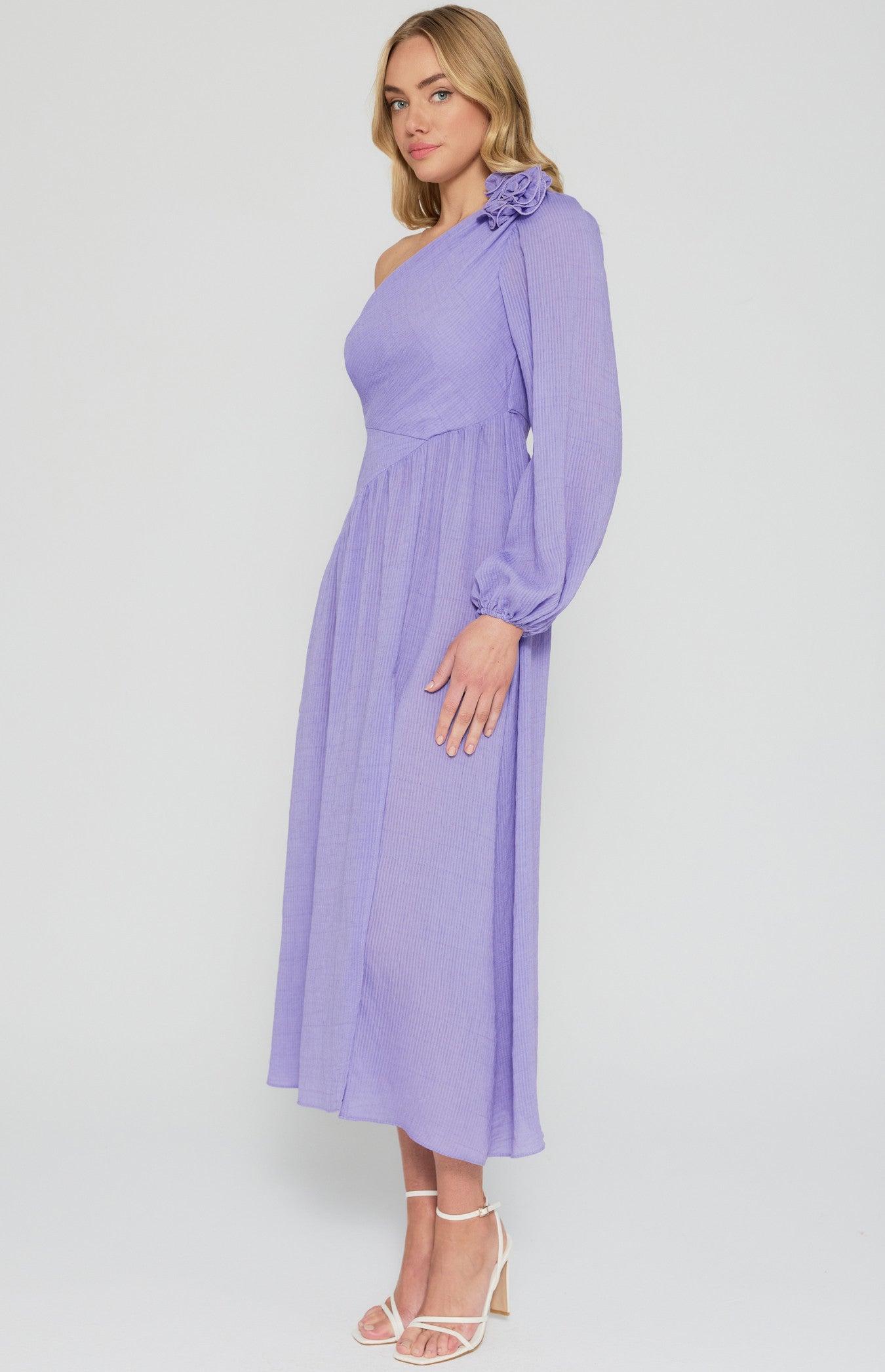 VIOLET BEAUTY MIDI DRESS