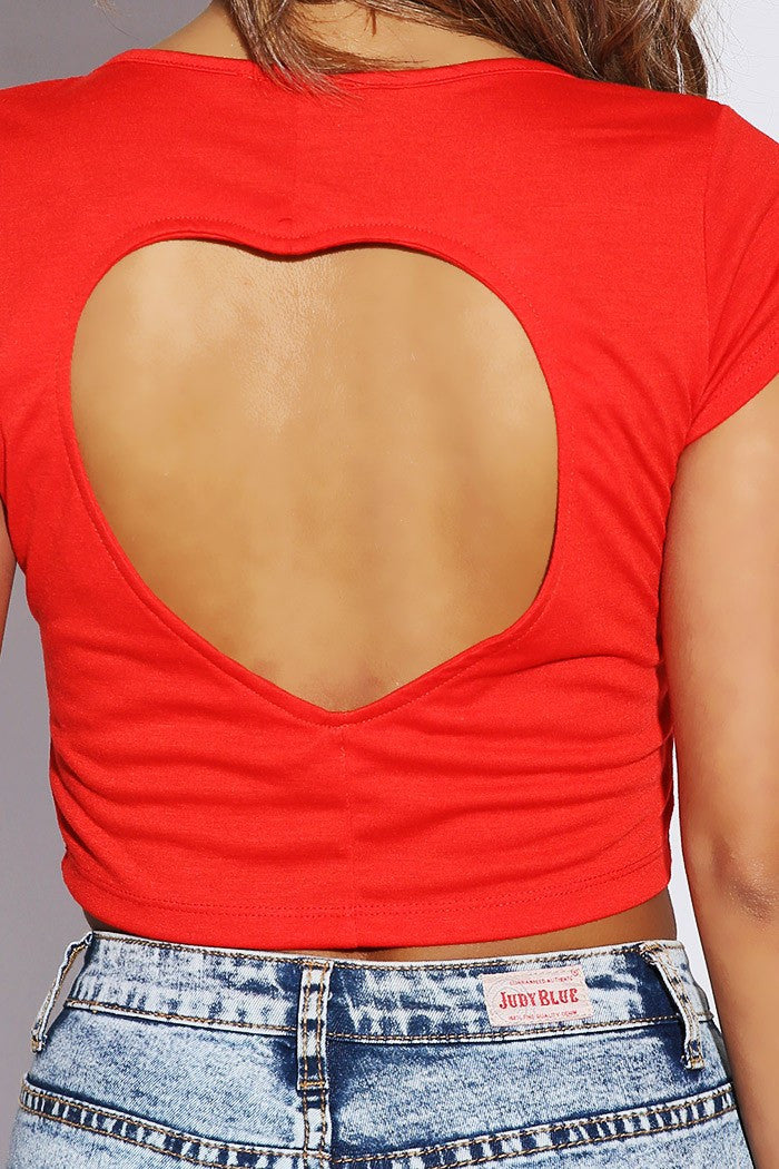 HEART CUT OUT CROP