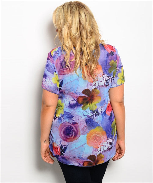 COLOURFUL FLOWER SHIRT