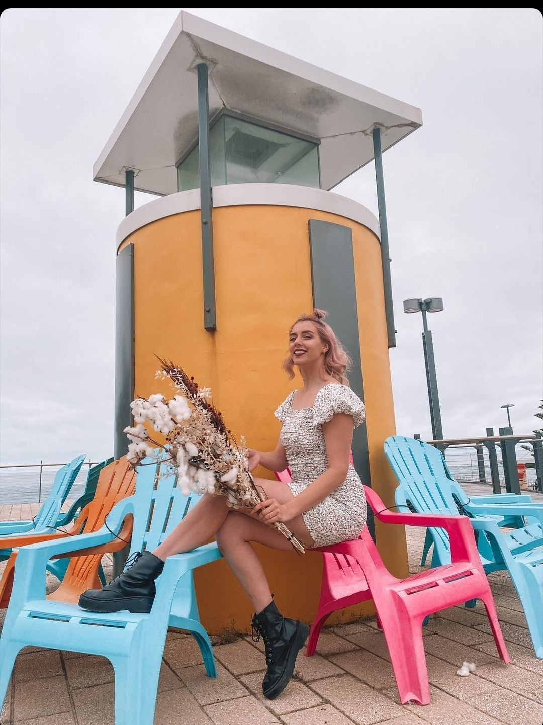 ITS RAINING FLOWERS DRESS