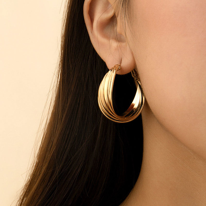 CRUZ HOOP EARRINGS