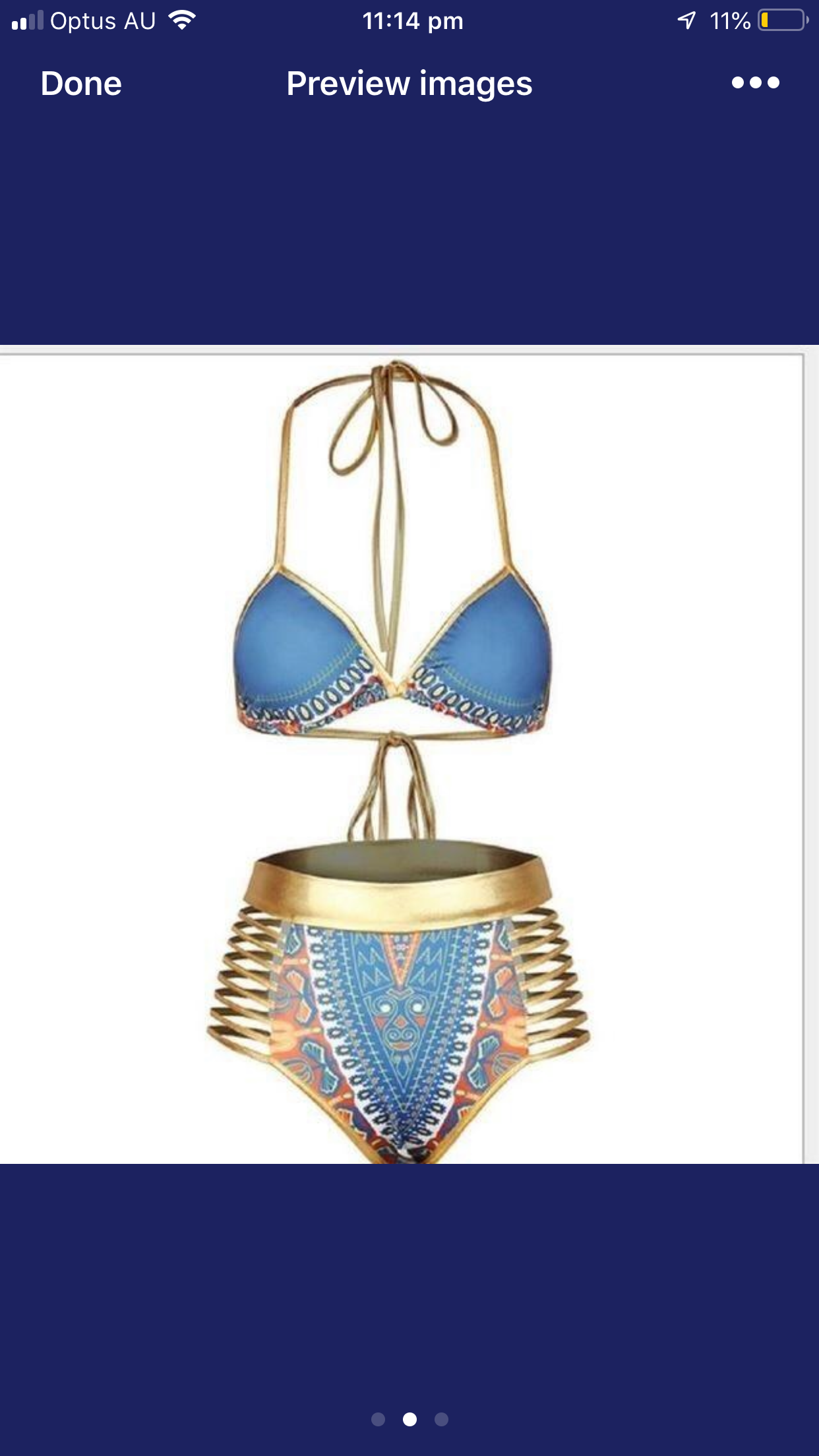 METALLIC GLAMOUR BIKINI