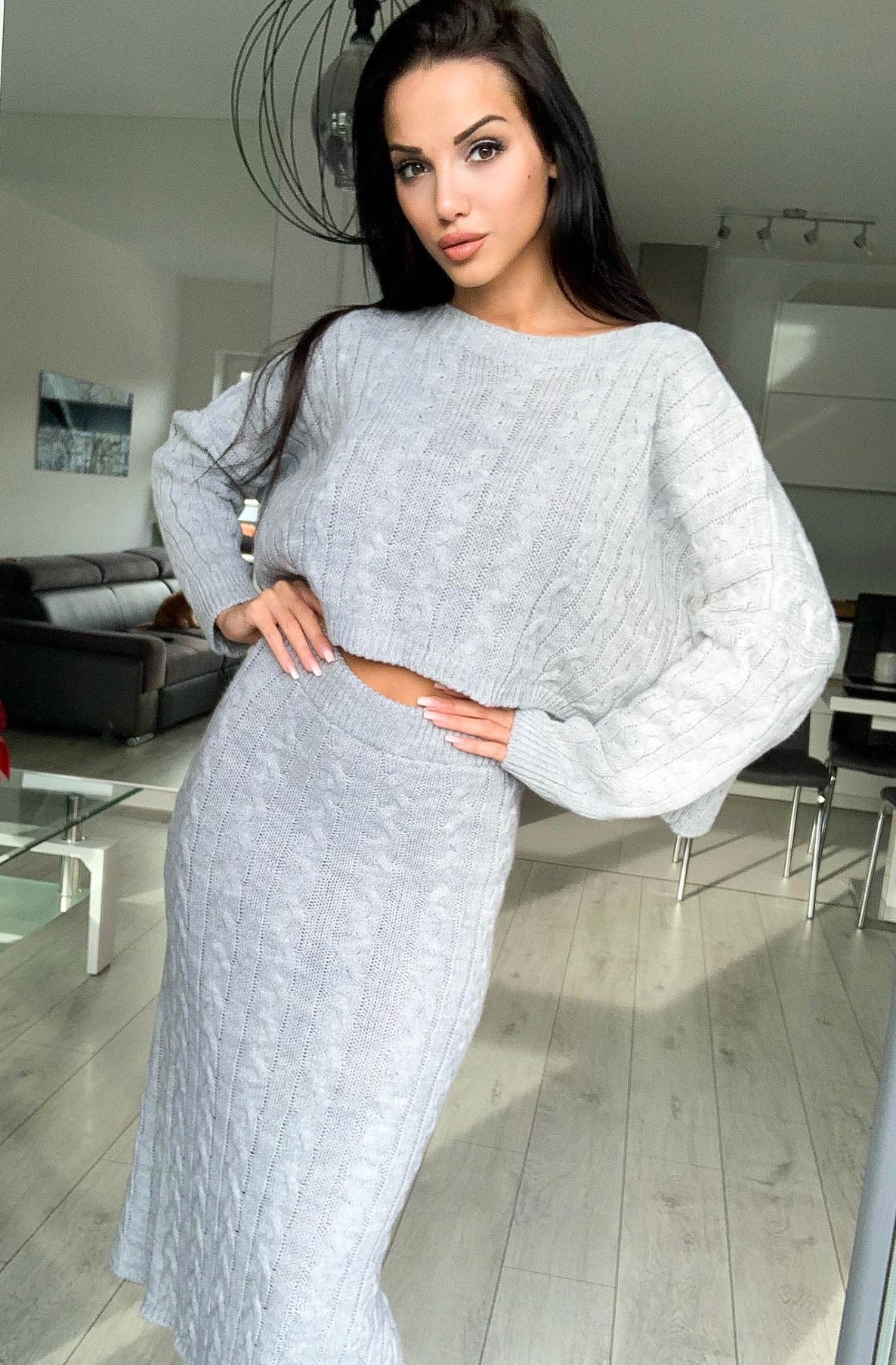 DREAM KNIT RIBBED SET