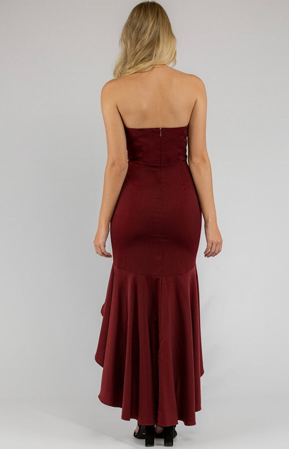 WATERFALL MIDI DRESS