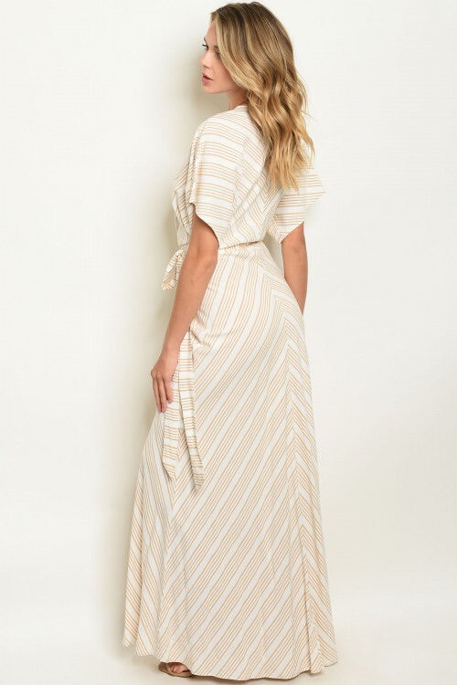 SWEET STRIPES MAXI DRESS