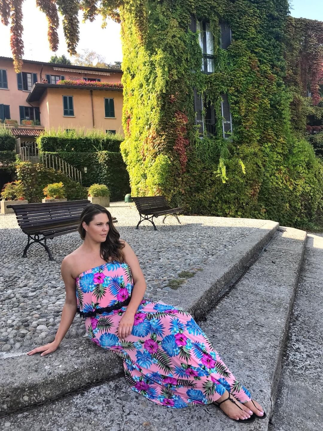 TROPICAL PRINT DRESS