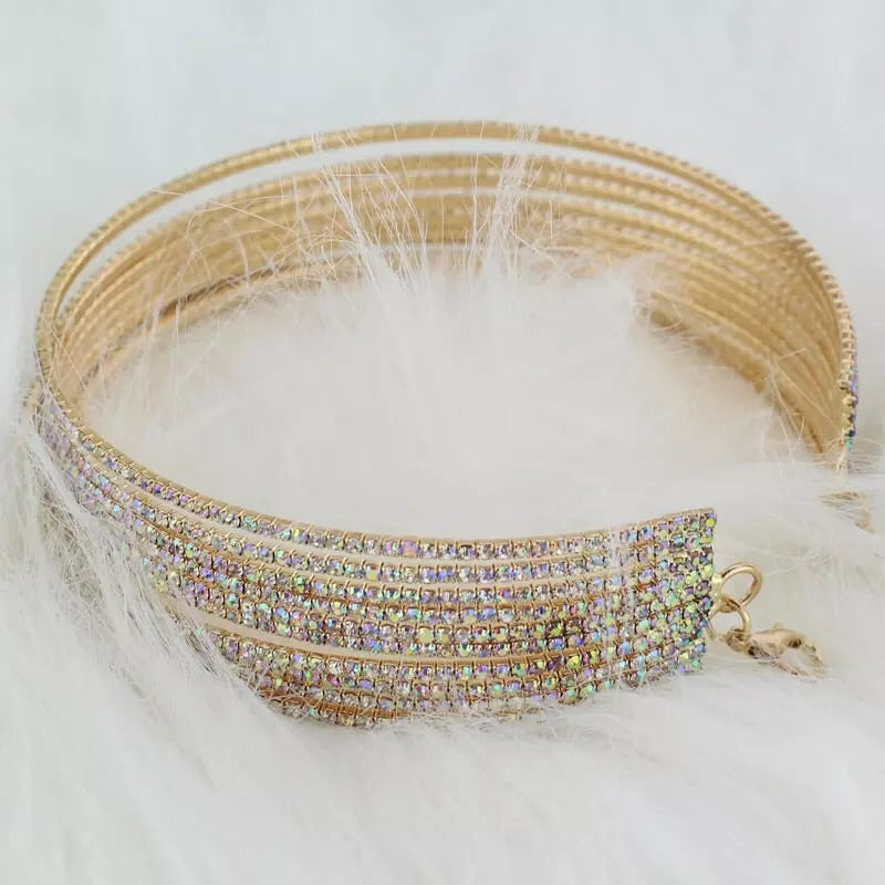 REACH THE STARS ROSE GOLD CHOKER
