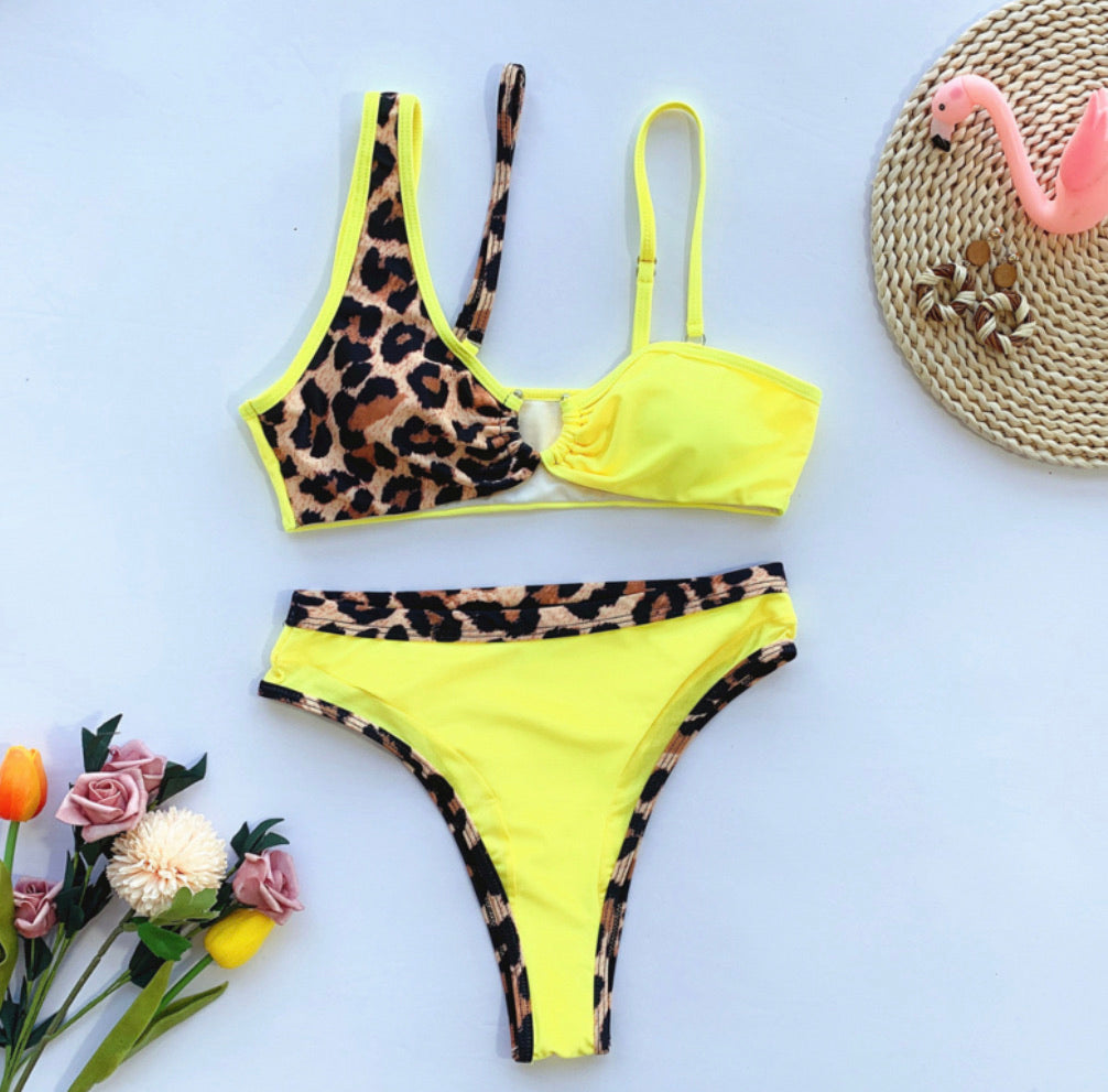 NEON LEOPARD BIKINI