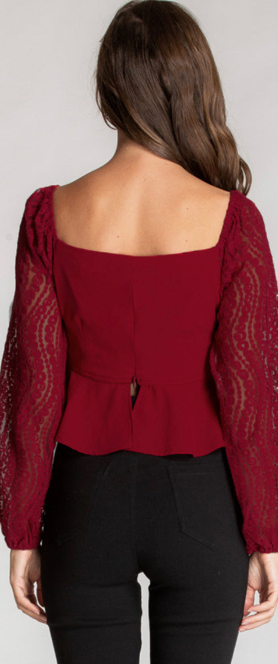 OH MY LACE TOP