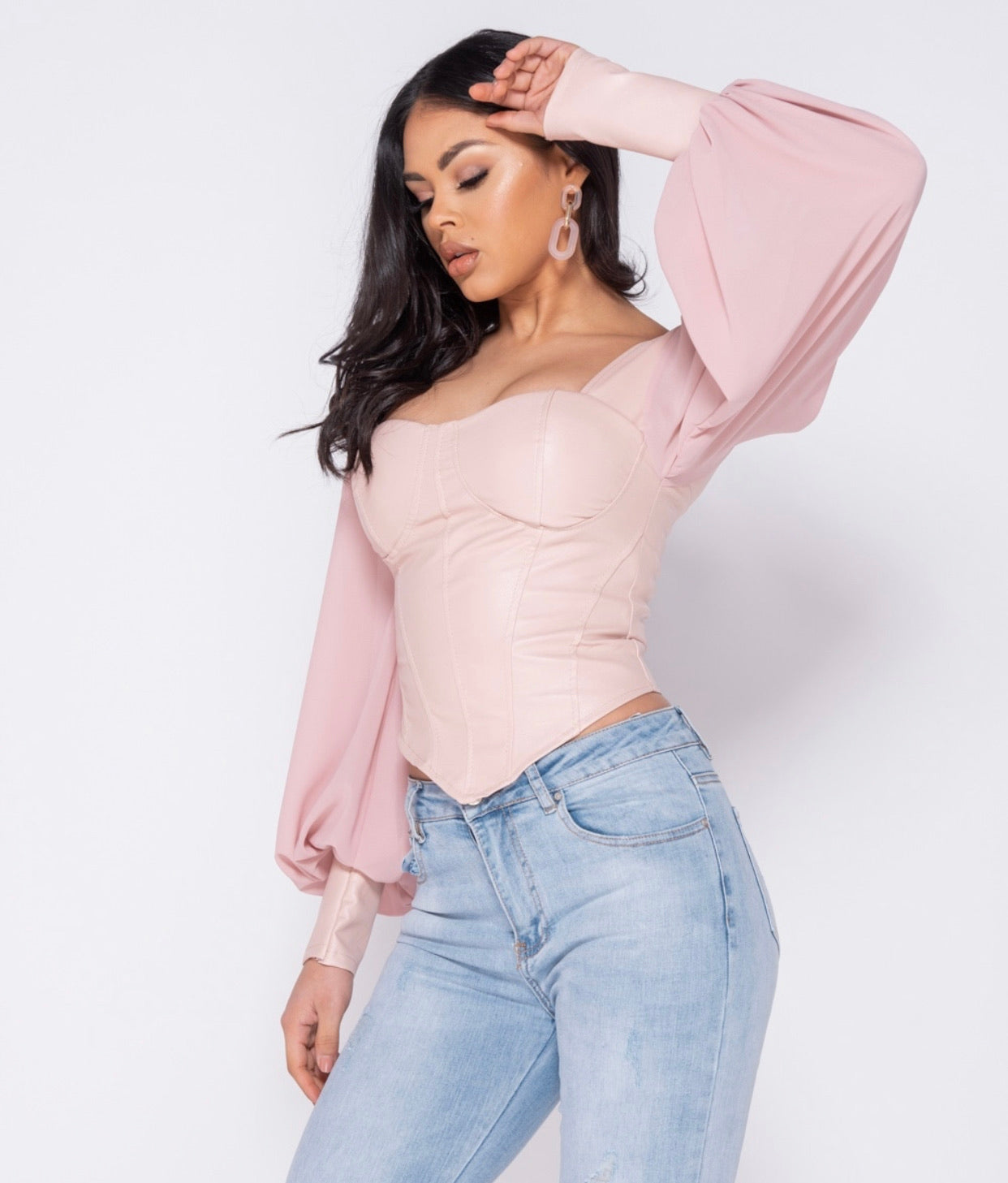 SHEER SWEET CORSET TOP