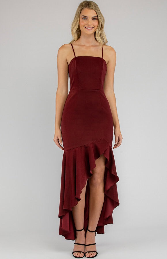 WATERFALL MIDI DRESS