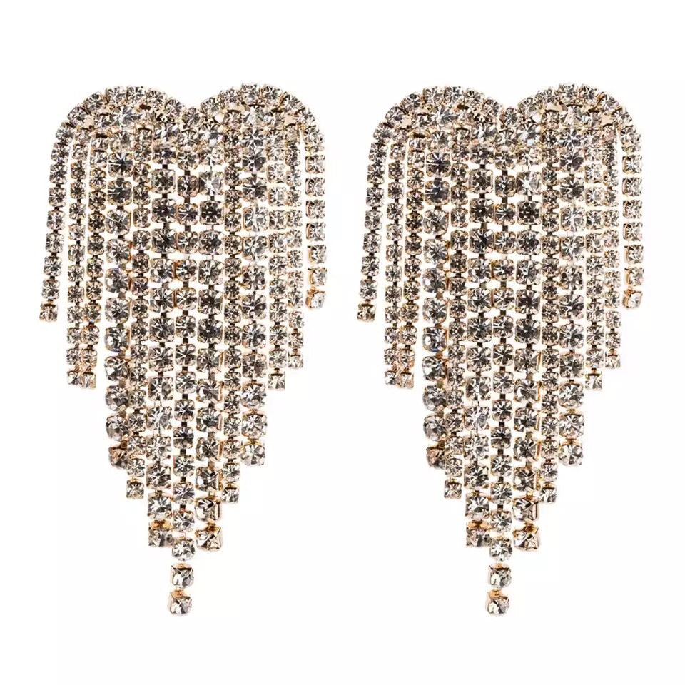 BIG HEART DROP EARRINGS