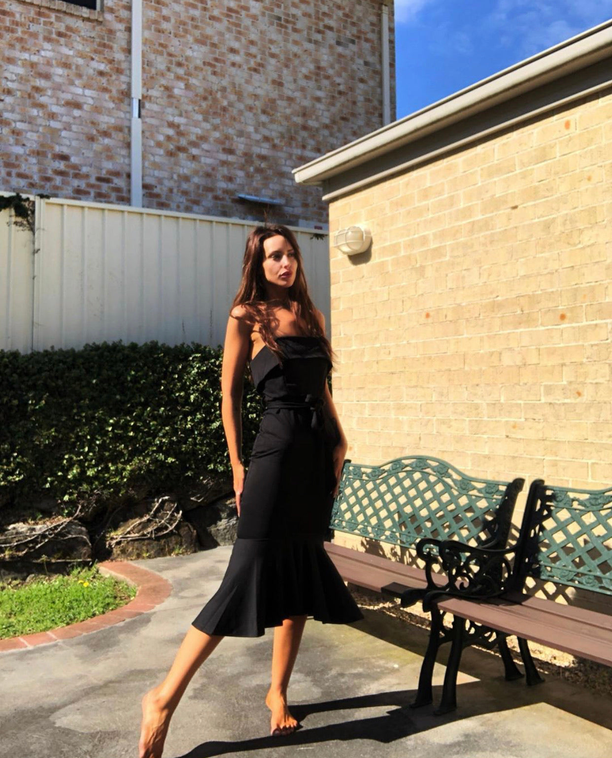 MIDNIGHT MIDI DRESS