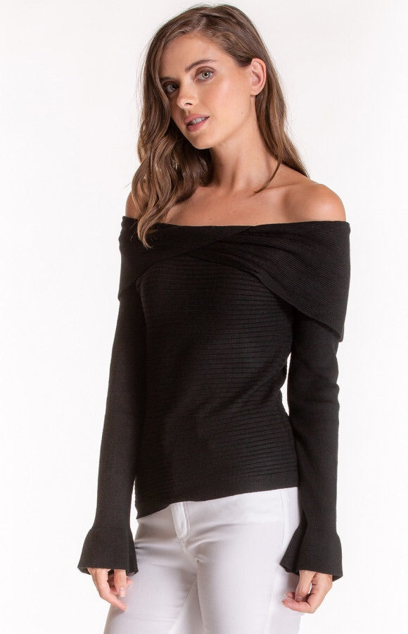 OFF THE SHOULDER KNIT