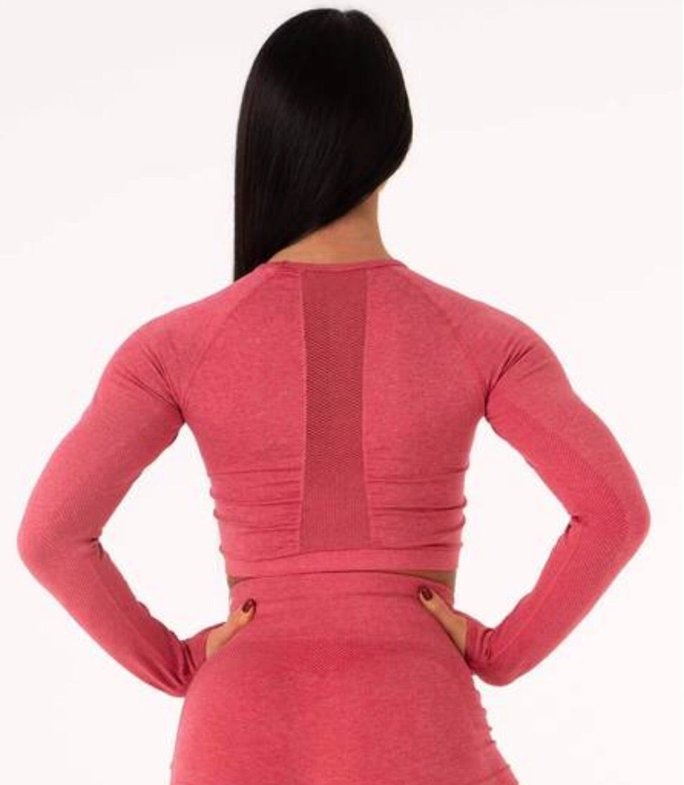 SEAMLESS LONG SLEEVE CROP RYDERWEAR
