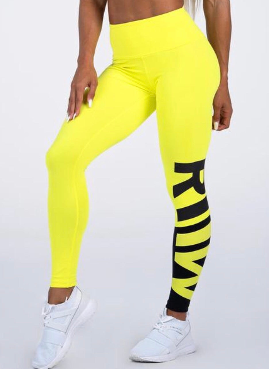 NEONUDE SCRUNCH BUM LEGGINGS RYDERWEAR