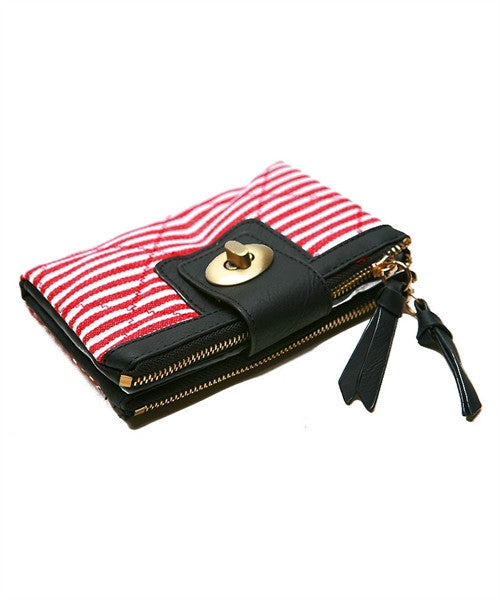 STRIPED WALLET