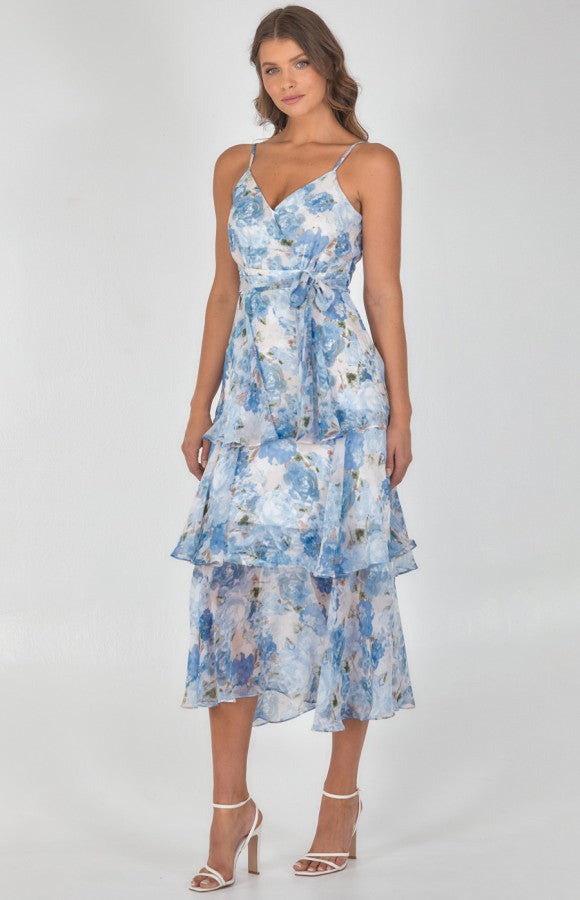 FLORAL DREAMING MIDI DRESS