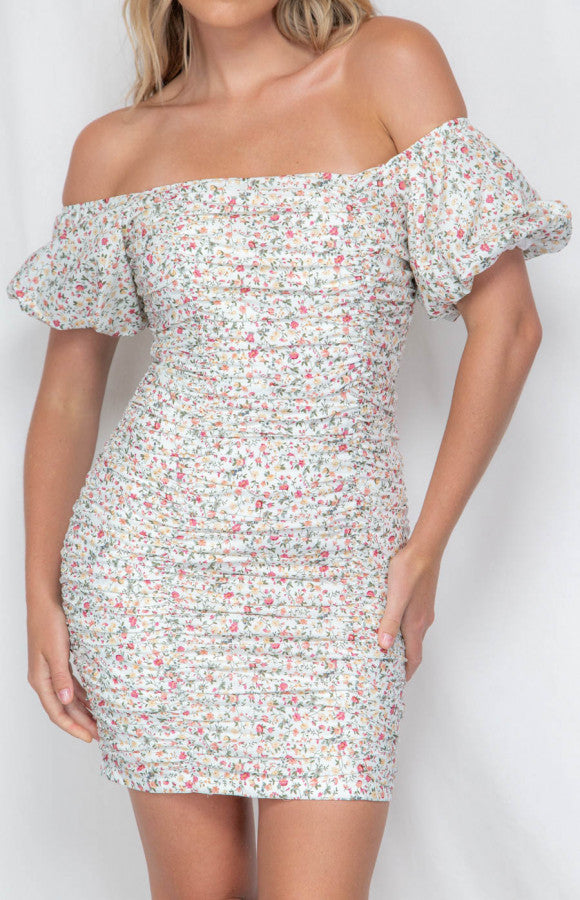 ITS RAINING FLOWERS DRESS