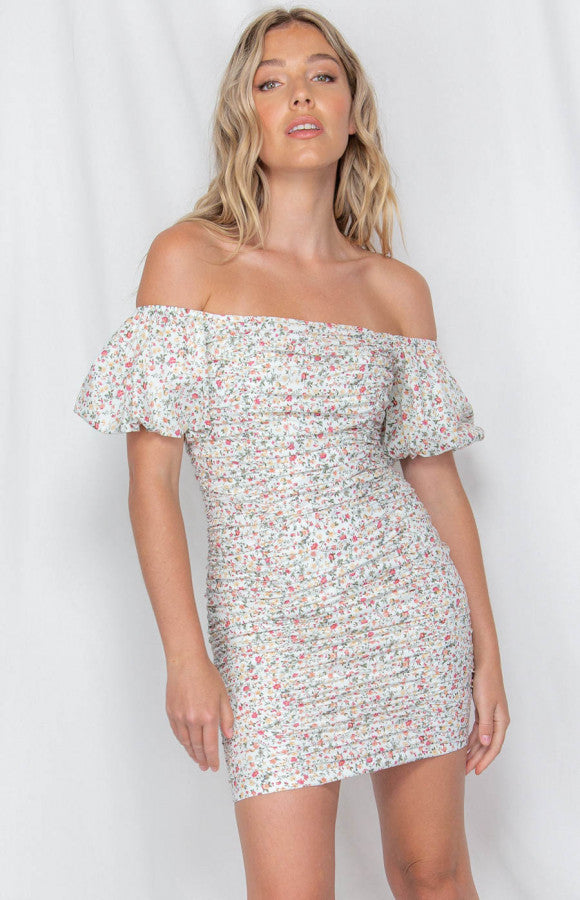 ITS RAINING FLOWERS DRESS