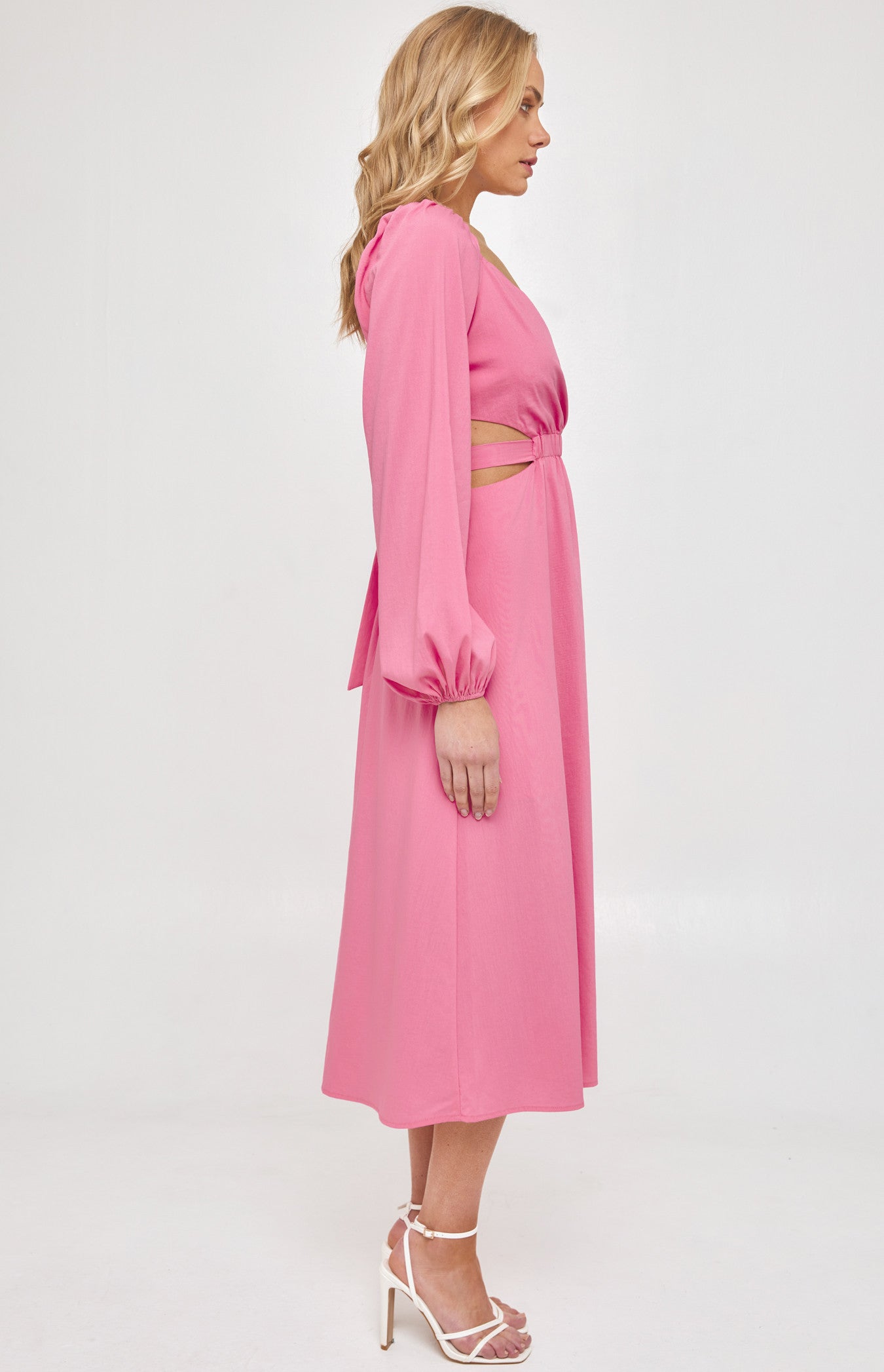 SWEETHEARTS CUT OUT MIDI DRESS