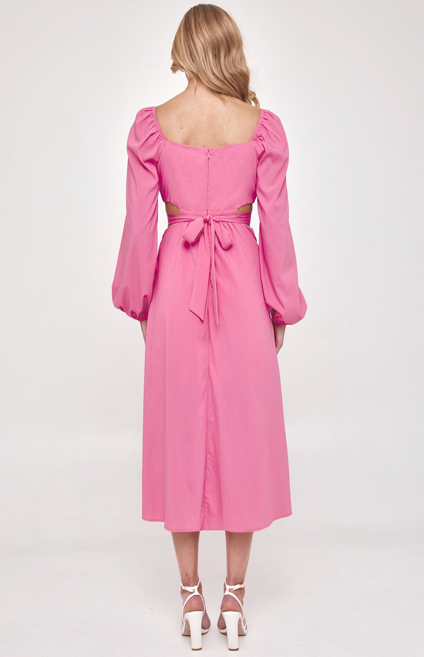 SWEETHEARTS CUT OUT MIDI DRESS