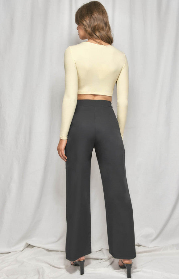 FRONT SPLIT PANTS