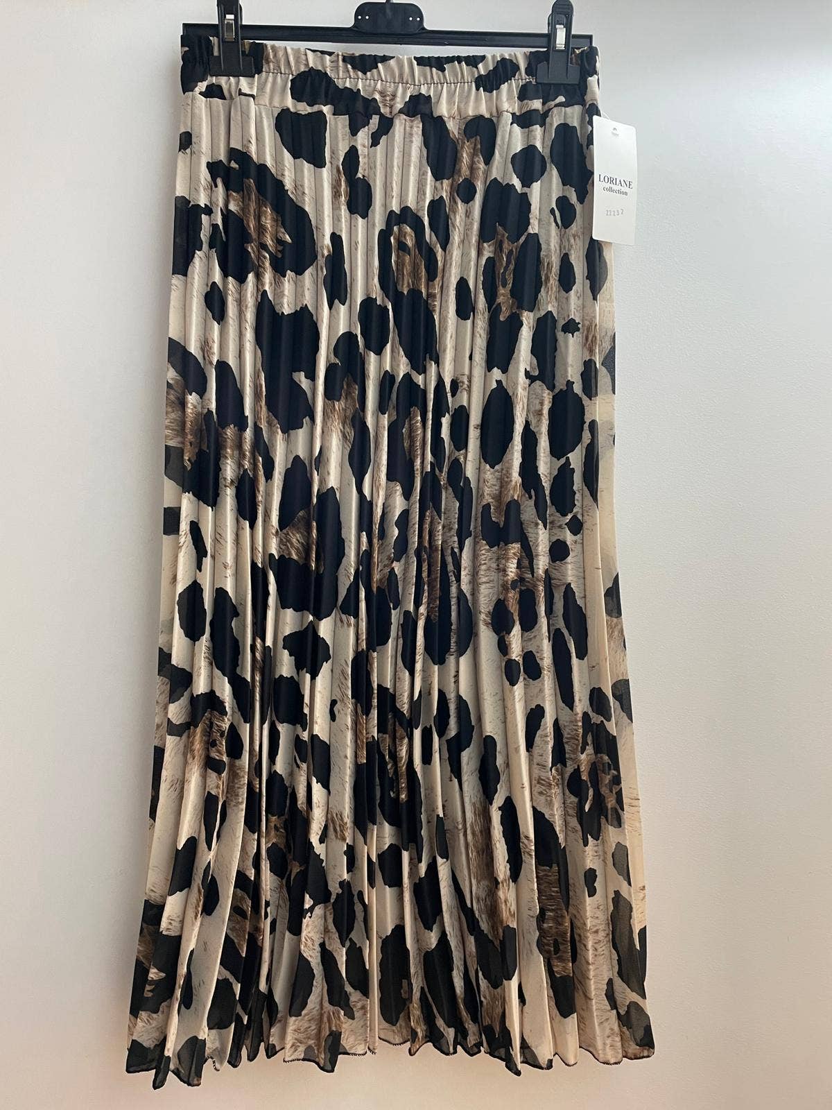 LEOPARD PRINT MAXI SKIRT