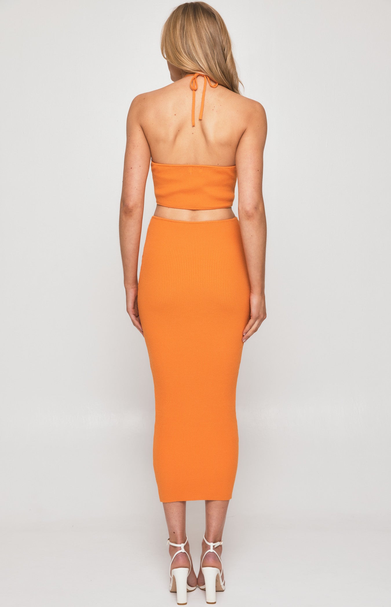 CUT OUT MIDI DRESS