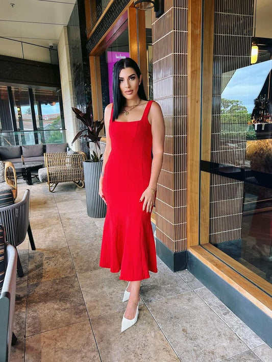 SPICE MIDI DRESS