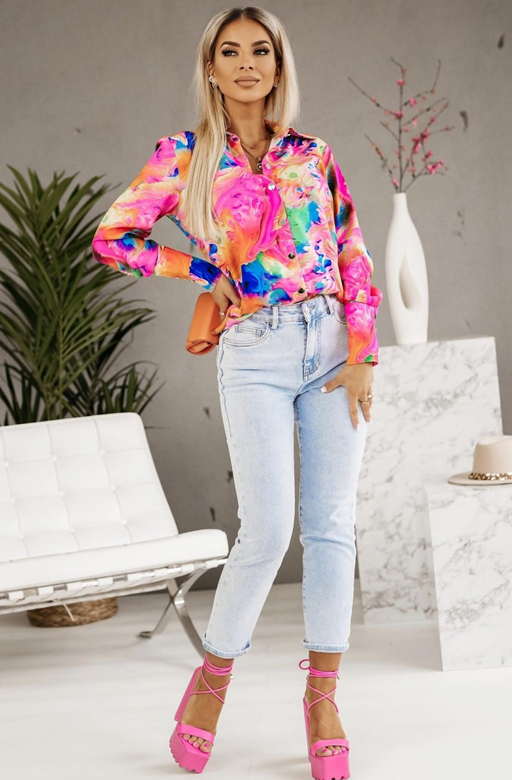MULTI COLOURED BLOUSE