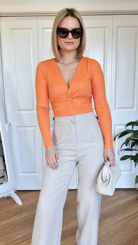ORANGE BLISS BODYSUIT