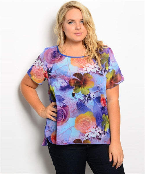 COLOURFUL FLOWER SHIRT