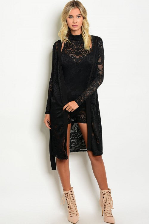 MESH KIMONO CARDI