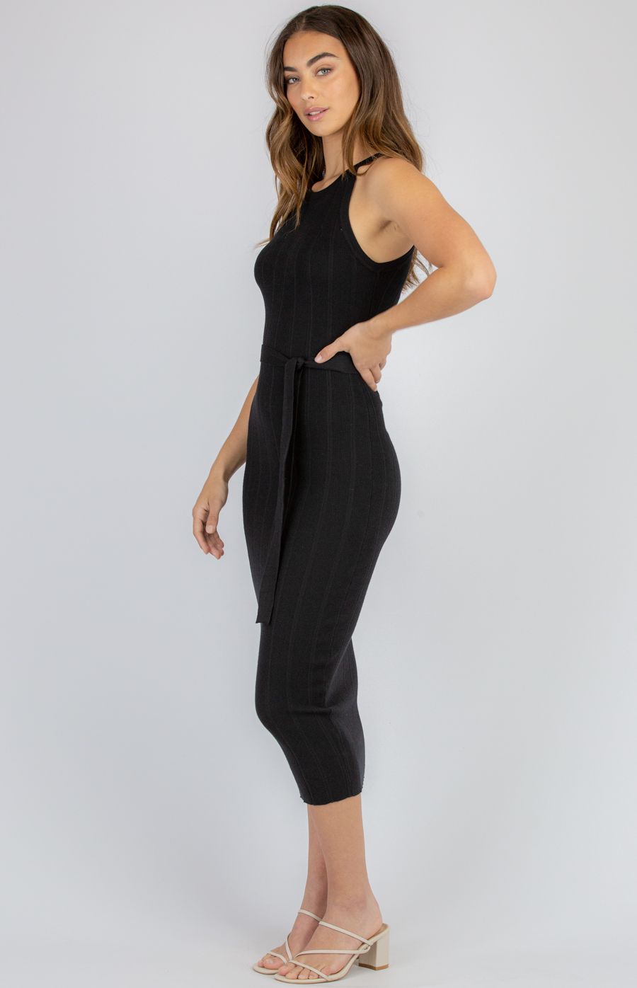 HALTER RIBBED MIDI DRESS 🇦🇺