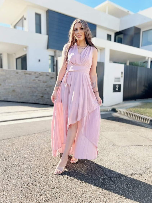 DUSTY ROSE MAXI DRESS