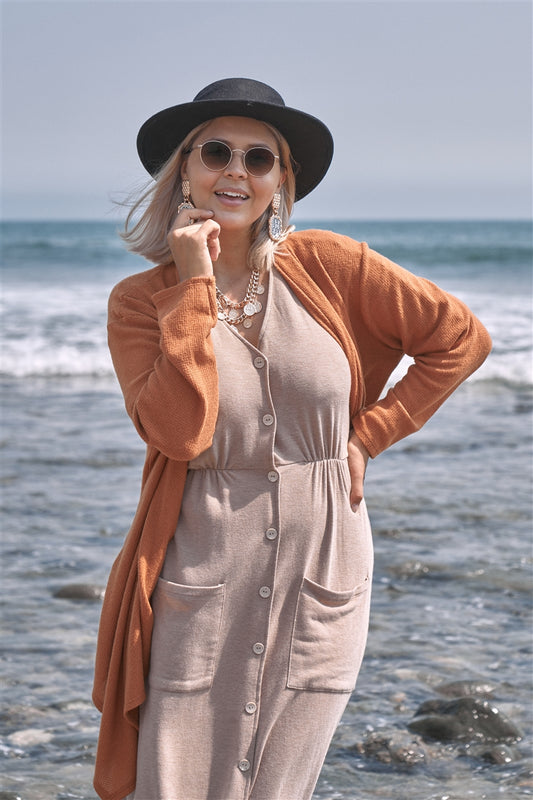 BUTTONED DAY DRESS