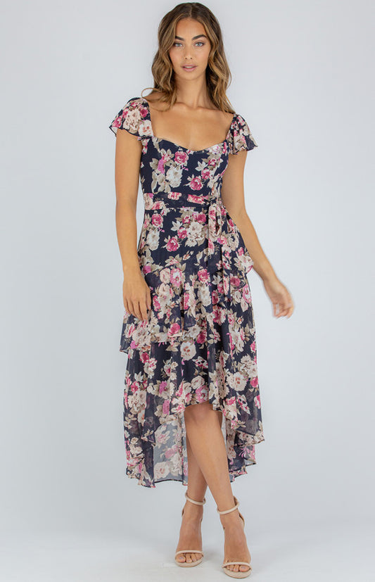 ROMANTIC FLORAL  DRESS