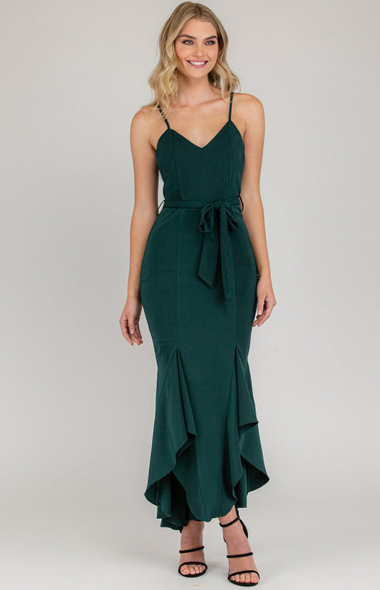 FOREST WATERFALL MAXI DRESS