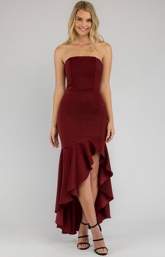 WATERFALL MIDI DRESS