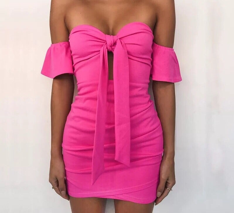 SWEETHEART TIE DRESS