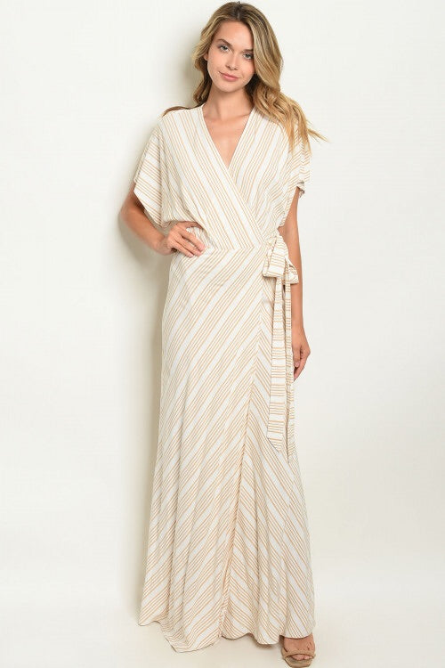 SWEET STRIPES MAXI DRESS