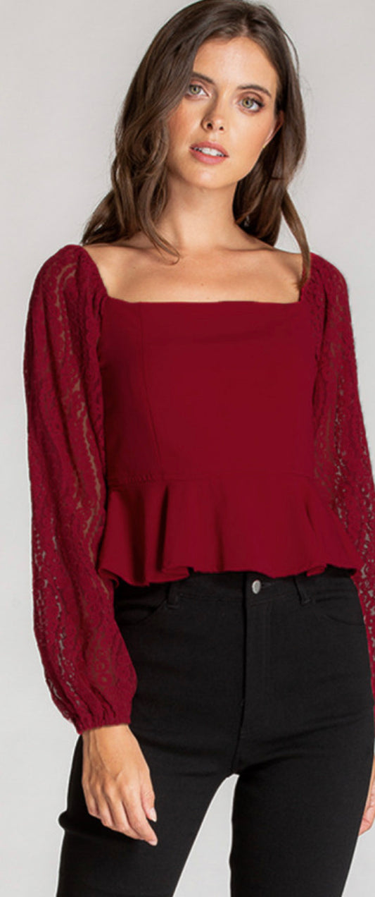 OH MY LACE TOP
