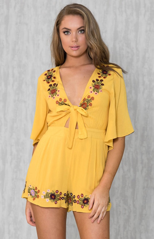 FLOWER POWER PLAYSUIT
